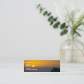 Zonneprofielkaart Mini Visitekaartje (Staand voorkant)