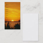 Zonneprofielkaart Visitekaartje (Voorkant / Achterkant)