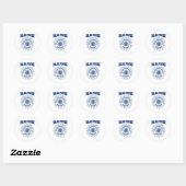 zonnepsyche ronde sticker (Vel)