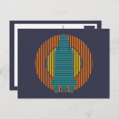 zonneraketten briefkaart (Voorkant / Achterkant)