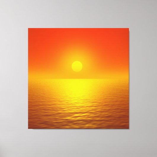 zonnereflectie canvas afdruk (Voorkant)