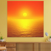 zonnereflectie canvas afdruk (Insitu (Woonkamer))