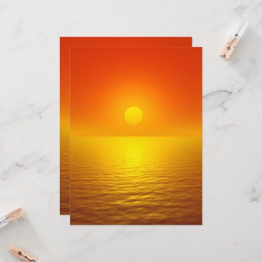 zonnereflectie kaart (Voorkant / Achterkant in situ)