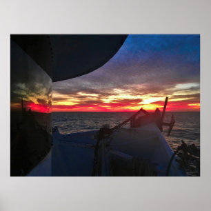 zonnereflectie poster