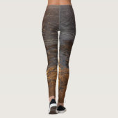 Zonnereflectie zand Flats Leggings (Achterkant)