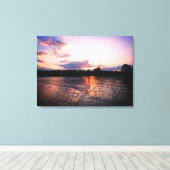Zonnereflecties Canvas Afdruk (Insitu (Houten vloer))