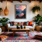 Zonnereflecties Canvas Afdruk