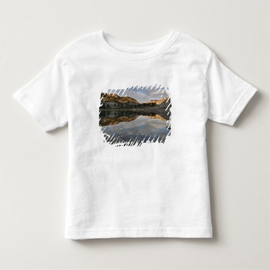 Zonnereflecties op het Helen-meer in Lassen Kinder Shirts (Voorkant)
