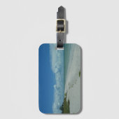 Zonnereflecties op het water bagagelabel (Voorkant (verticaal))