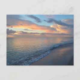 Zonnereflecties op het water briefkaart