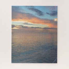 Zonnereflecties op het water legpuzzel