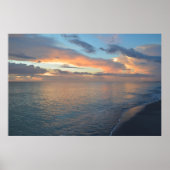 Zonnereflecties op het water poster (Voorkant)