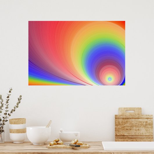 Zonneregenboog Poster (Keuken)