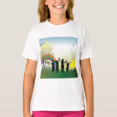 Zonneregenboogkinderen T-shirt (Voorkant)