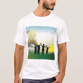 Zonneregenboogkinderen T-shirt (Voorkant)