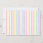 Zonneregenboogpasta op zaterdag kaart (Achterkant)