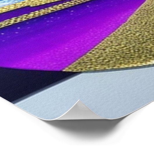 Zonnerivier de Gold Poster (Hoek)