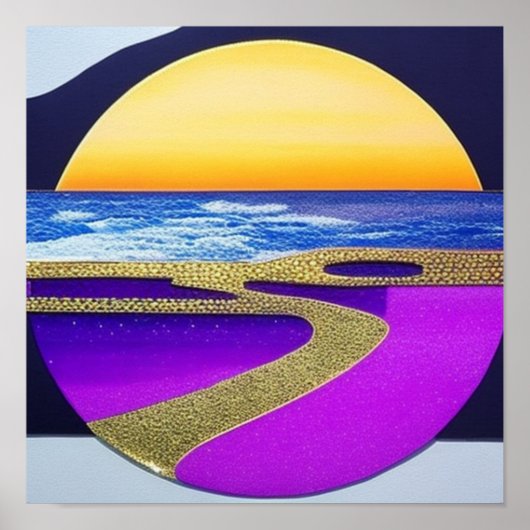 Zonnerivier de Gold Poster (Voorkant)