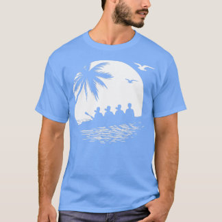 Zonneroeiroeibemanning van het roeperingsteam t-shirt