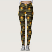 Zonneschaduw 3 Wise Mannen Kerstmis leggings (Voorkant)