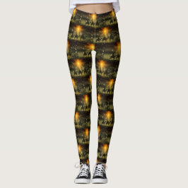 Zonneschaduw 3 Wise Mannen Kerstmis leggings