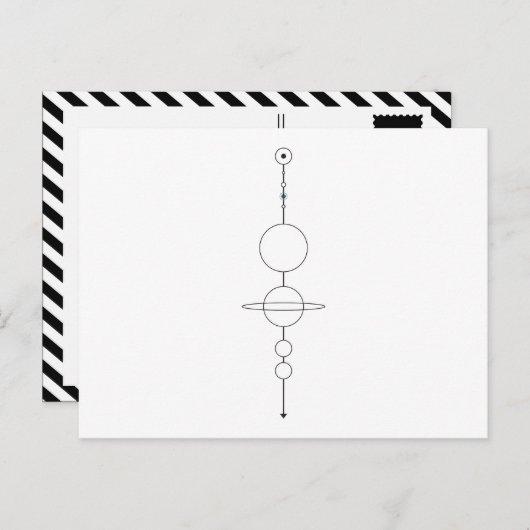 zonnescherm briefkaart (Voorkant / Achterkant)