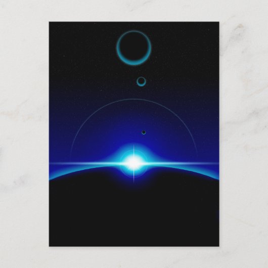 zonnescherm briefkaart (Voorkant)