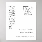 Zonnescherm en touwtrekbord poster (Voorkant)