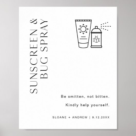 Zonnescherm en touwtrekbord poster (Voorkant)