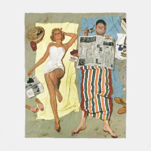 Zonnescherm? Fleece Deken