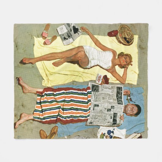 Zonnescherm? Fleece Deken (Voorkant (Horizontaal))