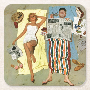 Zonnescherm? Kartonnen Onderzetters