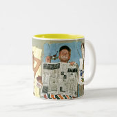 Zonnescherm? Tweekleurige Koffiemok (Voorkant rechts)