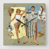 Zonnescherm? Vierkante Klok (Voorkant)