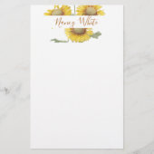 Zonneschermen gepersonaliseerd  briefpapier (Voorkant)