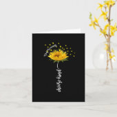 Zonneschijf Bewustzijn Kies Vriendelijk Geel Lint  Kaart (Gele Bloem)