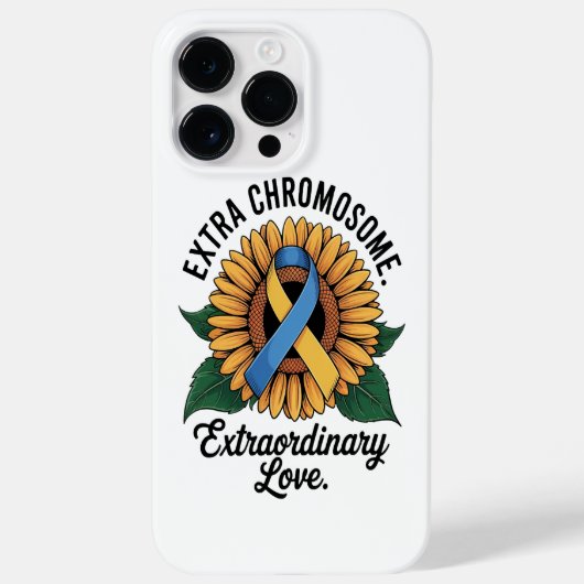 Zonneschijf voor Downsyndroom-bewustzijn Case-Mate iPhone Case (Achterkant)