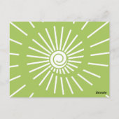 Zonneschijn 13 briefkaart (Achterkant)