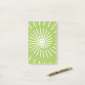 Zonneschijn 13 post-it® notes (Op bureau)