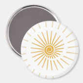 Zonneschijn 1 magneet (Voorkant / Achterkant)