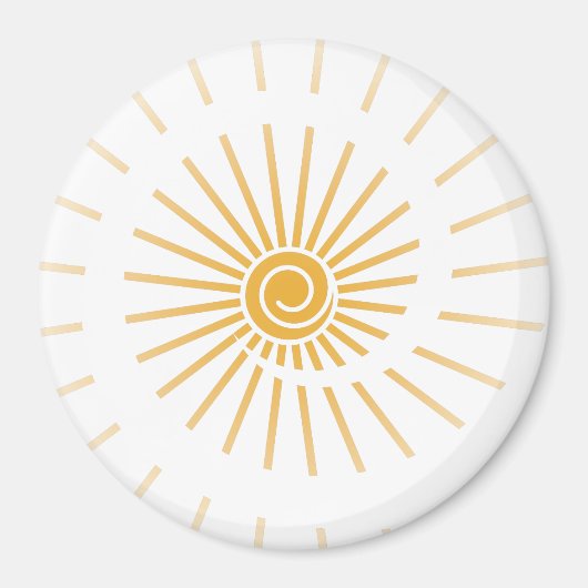 Zonneschijn 1 magneet (Voorkant)