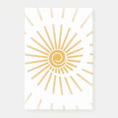 Zonneschijn 1 post-it® notes (Voorkant)