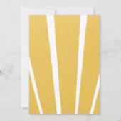 Zonneschijn 1e verjaardag Waterverf rond de zon Kaart (Achterkant)