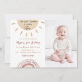 Zonneschijn 2e Verjaardag Onze Kleine Zonneschijn  Kaart (Voorkant)