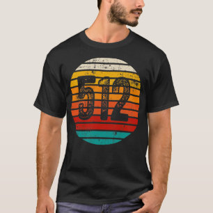 zonneschijn 512 Gebiedscode voor noodgevallen T-shirt