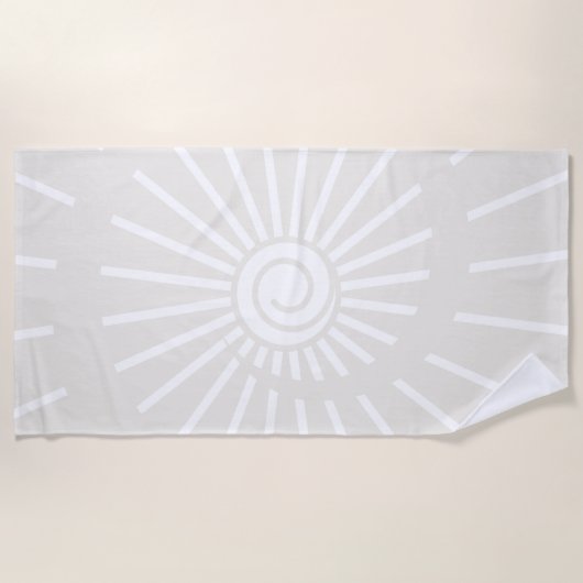 Zonneschijn 7 strandlaken (Voorkant)