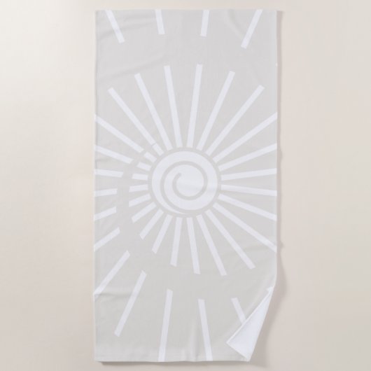 Zonneschijn 7 strandlaken (Voorkant)