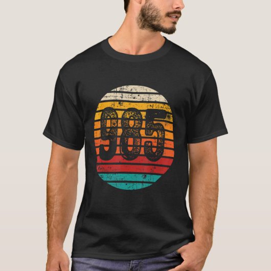 zonneschijn 985 Gebiedscode voor noodgevallen T-shirt (Voorkant)