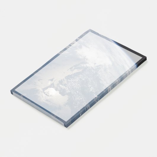 Zonneschijn aan de kust van Massachusetts. Post-it® Notes (Schuin)