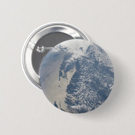 Zonneschijn aan de kust van Massachusetts. Ronde Button 5,7 Cm (Voorkant /achterkant)